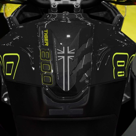 Paraserbatoio Protezione Adesivo 3D compatibile con Triumph Tiger 800 Sport 2025