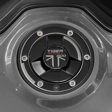 Adesivo 3D Protezione tappo serbatoio compatibile Triumph Tiger 800 Sport 2025