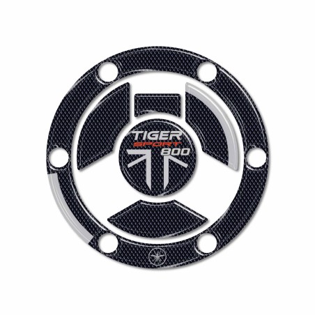 Adesivo 3D Protezione tappo serbatoio compatibile Triumph Tiger 800 Sport 2025