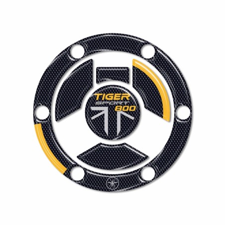 Adesivo 3D Protezione tappo serbatoio compatibile Triumph Tiger 800 Sport 2025