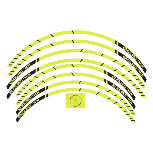 Strisce Adesive per Ruote Moto Cerchi compatibili con Husqvarna Enduro 701 2