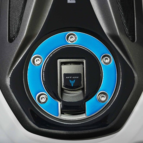 Adesivo 3D Protezione Tappo Serbatoio moto compatibile con Yamaha MT 09 2024-25