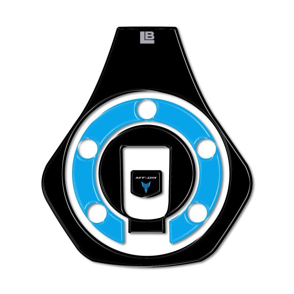 Adesivo 3D Protezione Tappo Serbatoio moto compatibile con Yamaha MT 09 2024-25