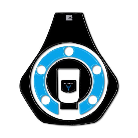 Adesivo 3D Protezione Tappo Serbatoio moto compatibile con Yamaha MT 09 2024-25