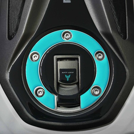 Adesivo 3D Protezione Tappo Serbatoio moto compatibile con Yamaha MT 09 2024-25