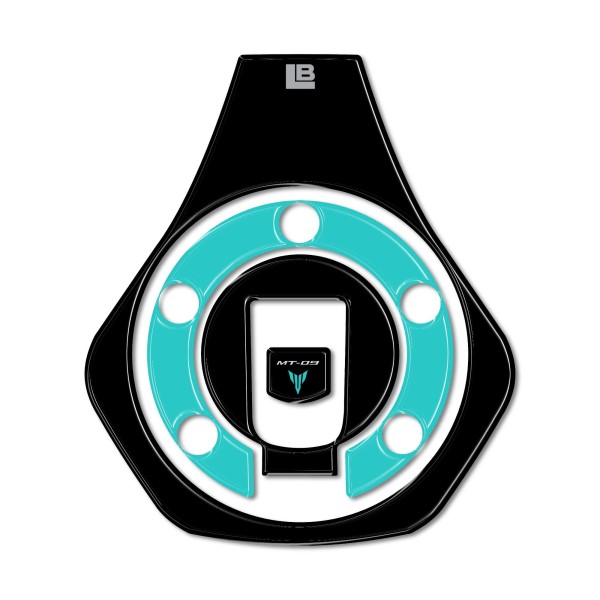 Adesivo 3D Protezione Tappo Serbatoio moto compatibile con Yamaha MT 09 2024-25