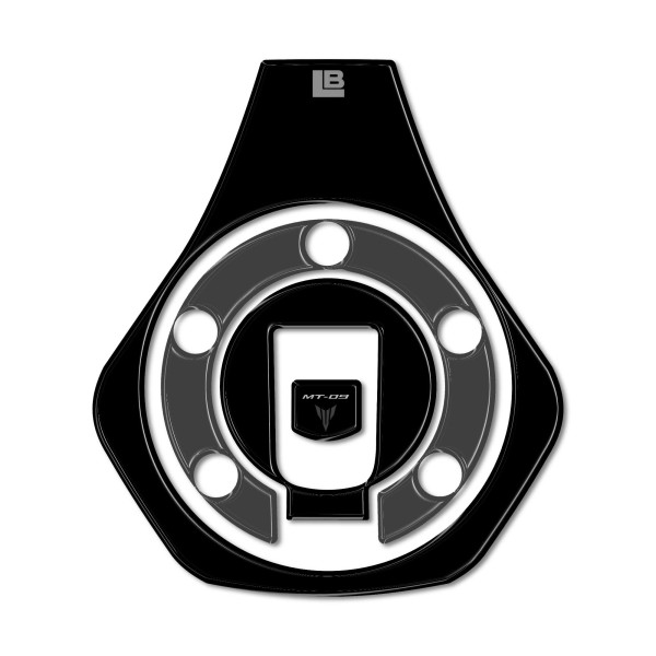 Protection 3D adhésive pour bouchon de réservoir moto compatible avec Yamaha MT 09 2024-25