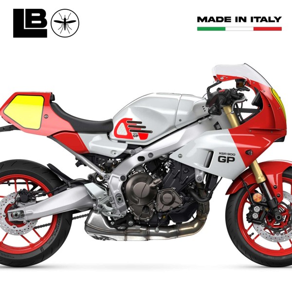 Adesivi 3D Protezioni Laterali Serbatoio compatibili con Yamaha XSR900 GP 2025