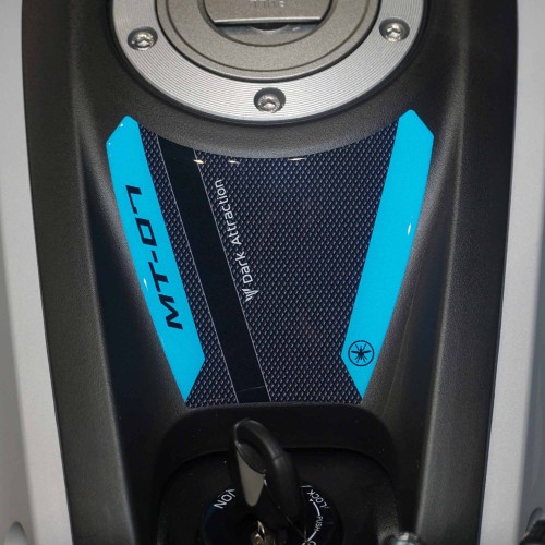 Pegatina 3D protector de llave de encendido de moto compatible con Yamaha MT-07 2025