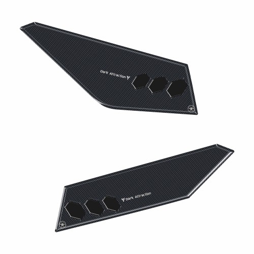 Stickers 3D Protecteurs de siège moto compatibles avec Yamaha MT-07 2025 2