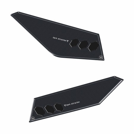 3D Stickers Motorcycle Side Seat Protectors compatible with Yamaha MT-07 2025