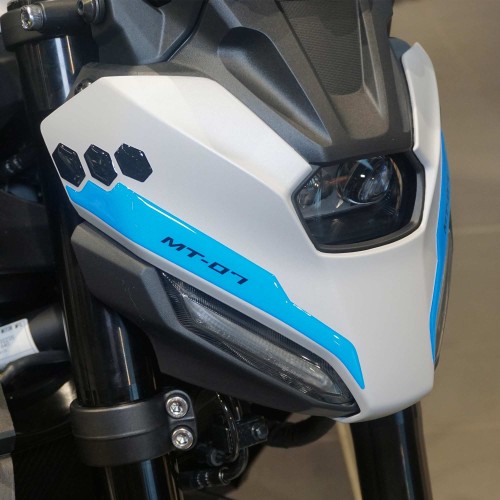 Adesivi 3D Protezioni Muso Frontale moto compatibili con Yamaha MT-07 2025