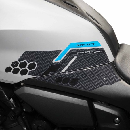 Pegatinas 3D Protectores laterales de depósito de moto compatibles con Yamaha MT-07 2025