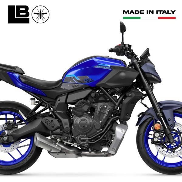 Stickers 3D Motorcycle Tank Side Protectors compatible with Yamaha MT-07 2025