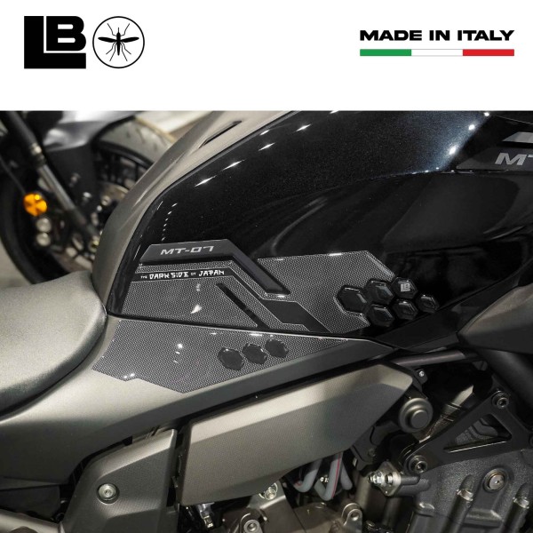 Stickers 3D Protections latérales de réservoir de moto compatibles avec Yamaha MT-07 2025