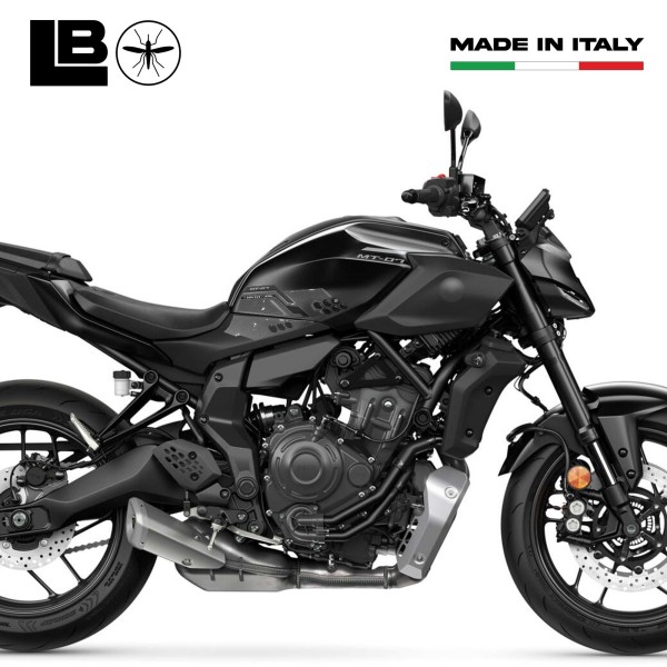 Stickers 3D Motorcycle Tank Side Protectors compatible with Yamaha MT-07 2025