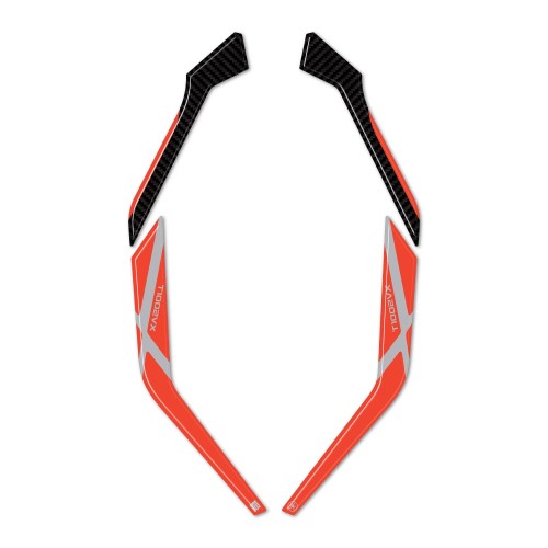 3D Stickers Trunk Handle Protectors compatible with Morbidelli T1002VX 2025 2