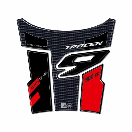 Protector de depósito 3D adhesivo para moto compatible con Yamaha Tracer 9 2025