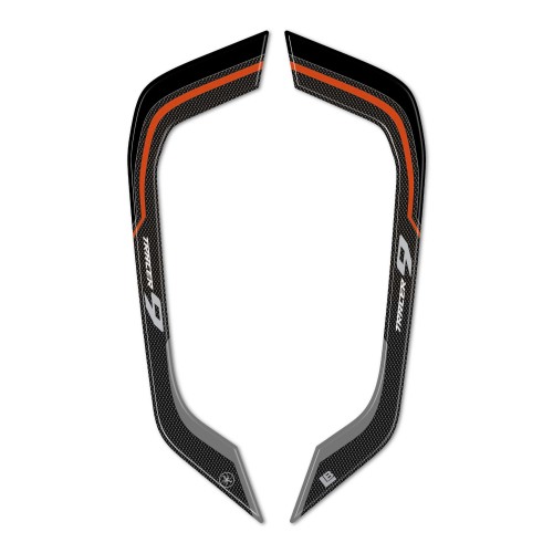 Adesivi 3D Protezioni Maniglie Passeggero compatibili con Yamaha Tracer 9 2025 2
