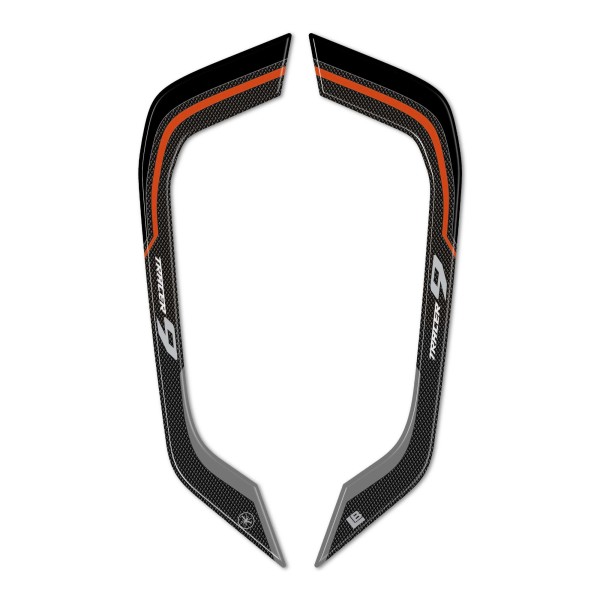 Adesivi 3D Protezioni Maniglie Passeggero compatibili con Yamaha Tracer 9 2025