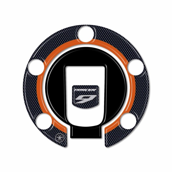 Adesivo 3D Protezione Tappo Serbatoio moto compatibile con Yamaha Tracer 9 2025