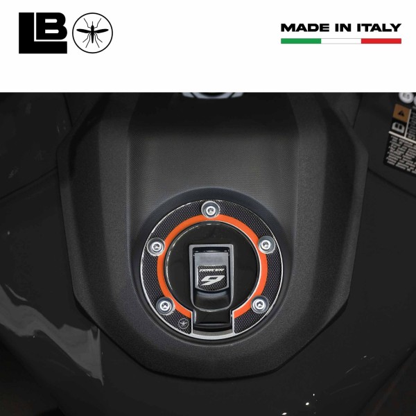 Autocollant 3D Bouchon de réservoir protection moto compatible avec Yamaha Tracer 9 2025