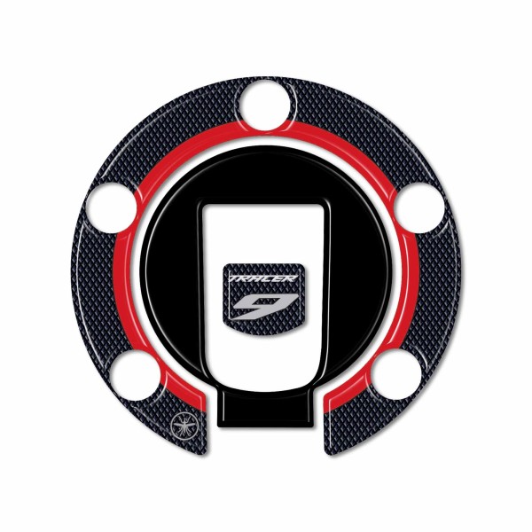Adesivo 3D Protezione Tappo Serbatoio moto compatibile con Yamaha Tracer 9 2025