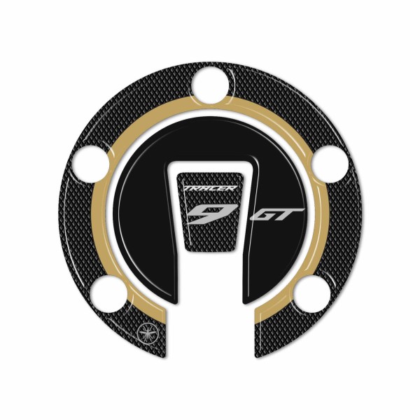 Adesivo 3D Tappo Keyless Serbatoio moto compatibile con Yamaha Tracer 9 GT 2025