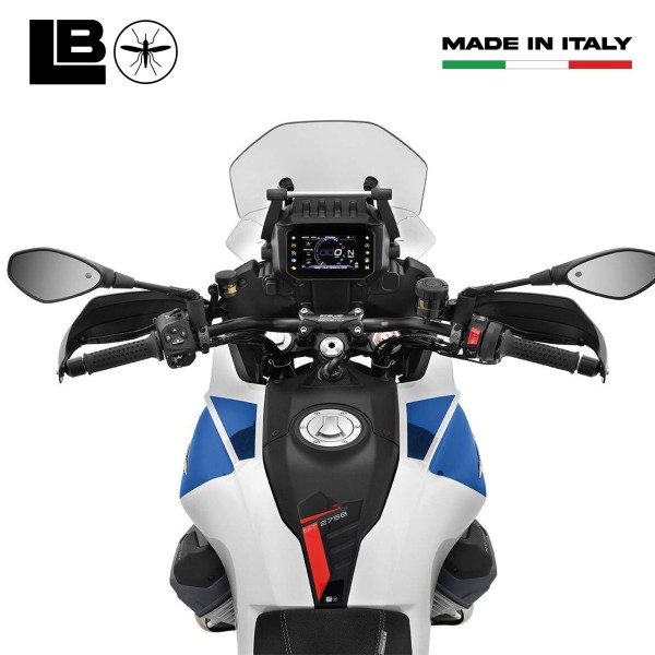 Adesivo 3D Paraserbatoio compatibile con Moto Guzzi Stelvio Duecento Tributo