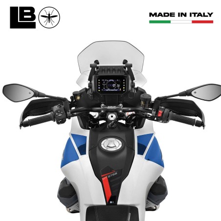 Adesivo 3D Paraserbatoio compatibile con Moto Guzzi Stelvio Duecento Tributo