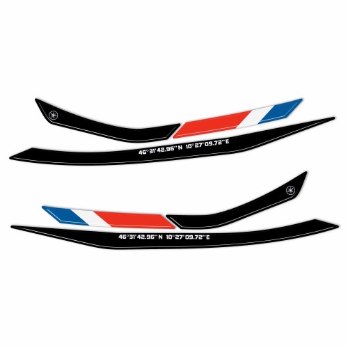 Adesivi Protezione maniglie compatibili con Moto Guzzi Stelvio Duecento Tributo 2