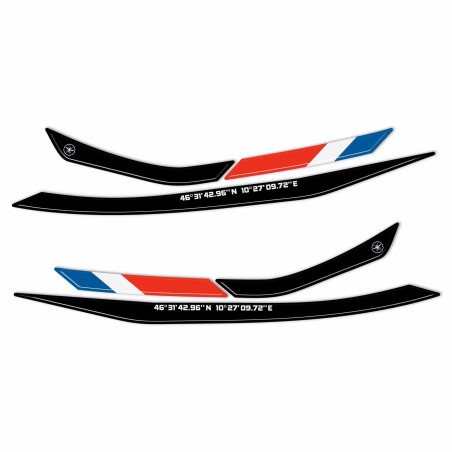 Adhesivos protectores de manillar compatibles con Moto Guzzi Stelvio Duecento Tributo