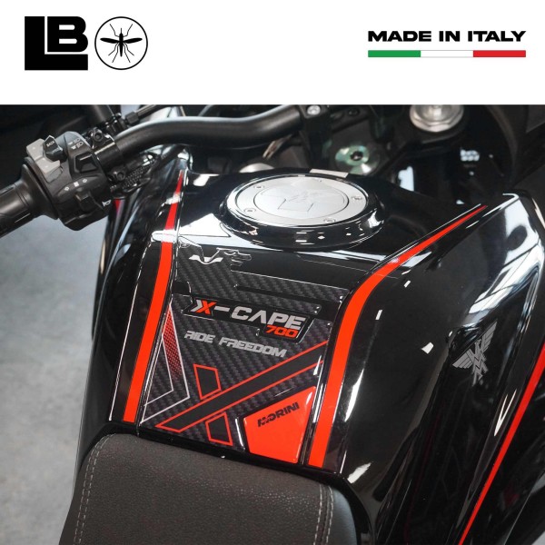 Protector de depósito adhesivo 3D compatible con Moto Morini X-Cape 700 2025