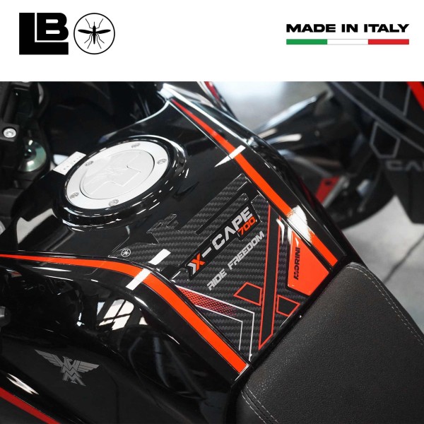 3D Adhesive Tank Guard compatible with Moto Morini X-Cape 700 2025