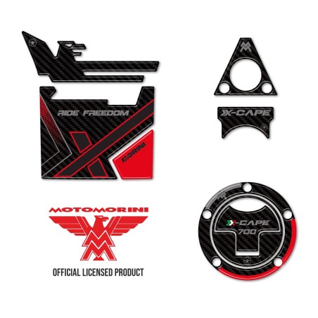 Kit Adesivi tappo chiave serbatoio compatibili con Moto Morini X-Cape 700 2025