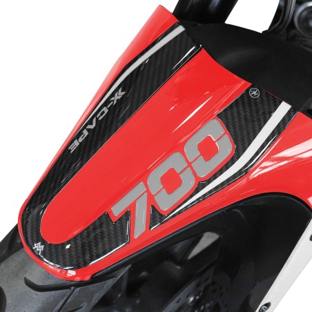 Pegatina de protección de guardabarros 3D compatible con Moto Morini X-Cape 700 2025