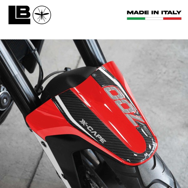 3D Kotflügelschutz Aufkleber kompatibel mit Moto Morini X-Cape 700 2025