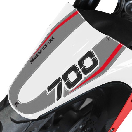 Pegatina de protección de guardabarros 3D compatible con Moto Morini X-Cape 700 2025
