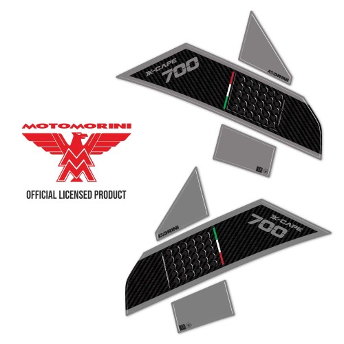 3D Tank Side Stickers compatible avec Moto Morini X-Cape 700 2025 2