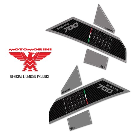3D Tank Side Stickers compatible avec Moto Morini X-Cape 700 2025