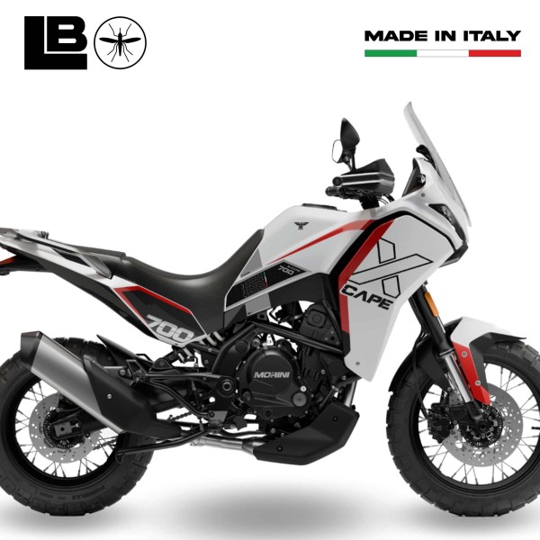 3D Tank-Seitenaufkleber kompatibel mit Moto Morini X-Cape 700 2025