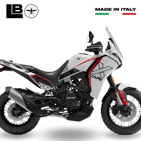 3D Tank-Seitenaufkleber kompatibel mit Moto Morini X-Cape 700 2025