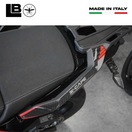 3D Beifahrer Griffe Aufkleber kompatibel mit Moto Morini X-Cape 700 2025