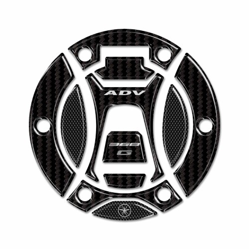 Protection 3D adhésive Bouchon de réservoir Scooter compatible avec Zontes 368 G 2025 2