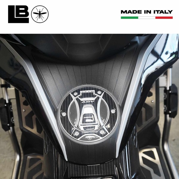 Protection 3D adhésive Bouchon de réservoir Scooter compatible avec Zontes 368 G 2025