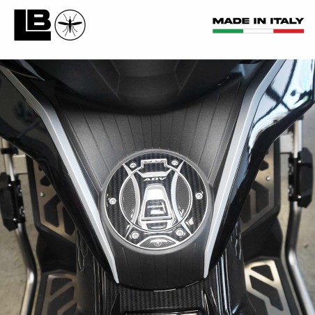 Protection 3D adhésive Bouchon de réservoir Scooter compatible avec Zontes 368 G 2025