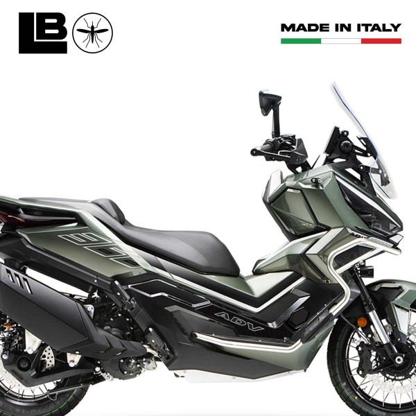 Adesivi 3D Protezioni Boomerang Scooter compatibili con Zontes 368 G 2025