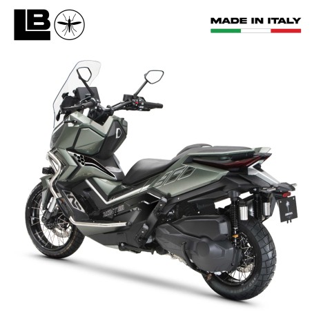 Adesivi 3D Protezioni Laterali Pedana Scooter compatibili con Zontes 368 G 2025