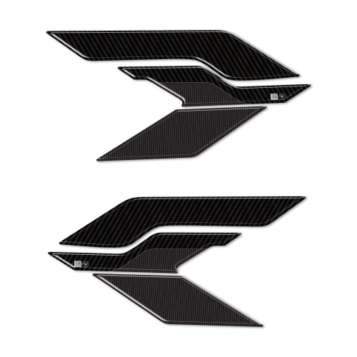 3D Stickers Passenger footrest protectors compatible with Zontes 368 G 2025 2