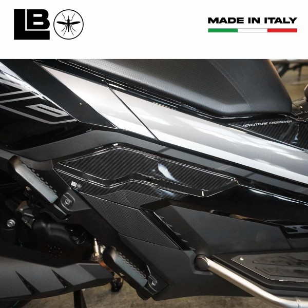 3D Stickers Passenger footrest protectors compatible with Zontes 368 G 2025